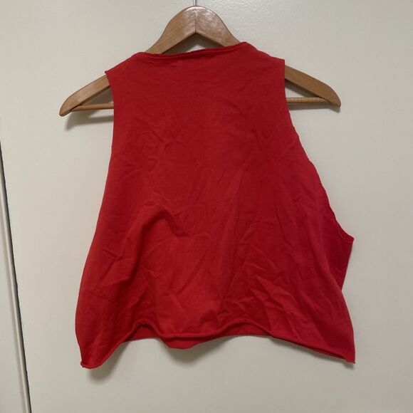 1980s Hulk Hogan WWF HULKAMANIA Crop T-Shirt Wrestlemania 80s Body Building Lg - Picture 5 of 5